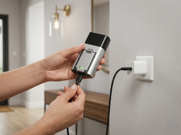 Replacing video doorbell battery to extend device lifespan