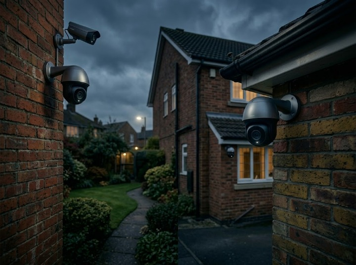 Full CCTV coverage for UK detached house