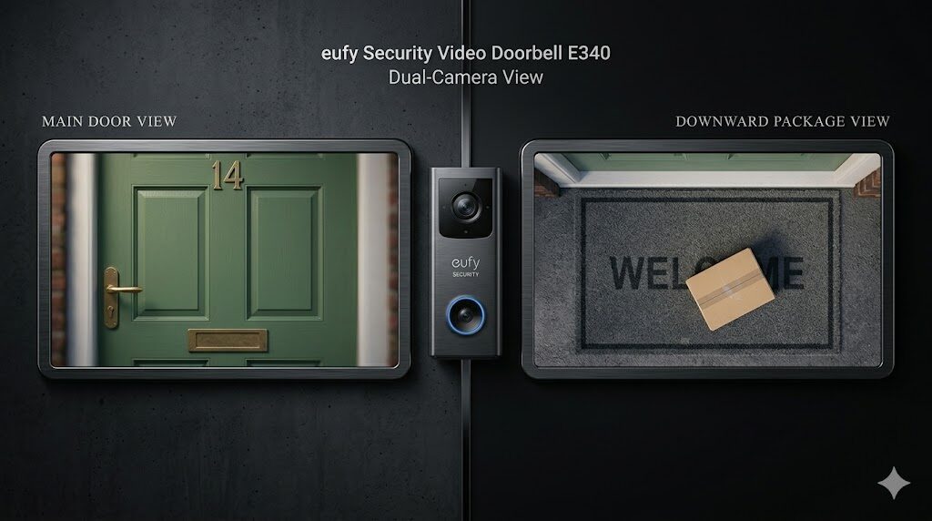 Eufy Video Doorbell E340 – best overall video doorbell UK 2026
