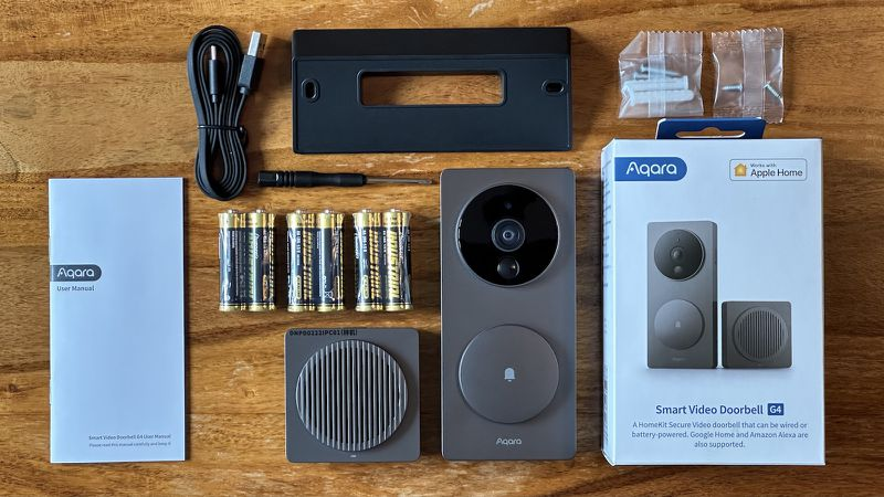 Aqara G4 chime repeater — what's in the box