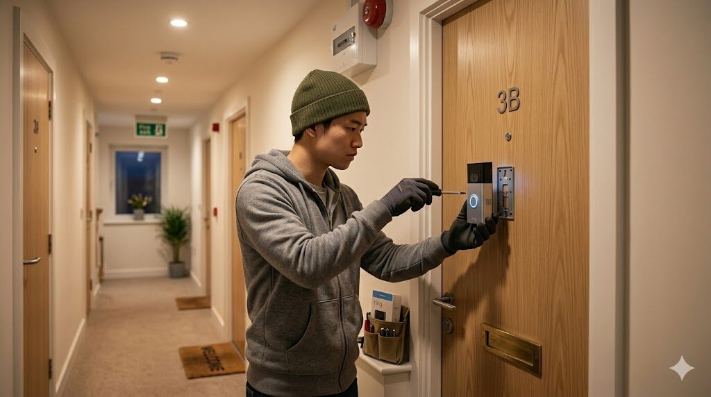Install video doorbell without wiring UK