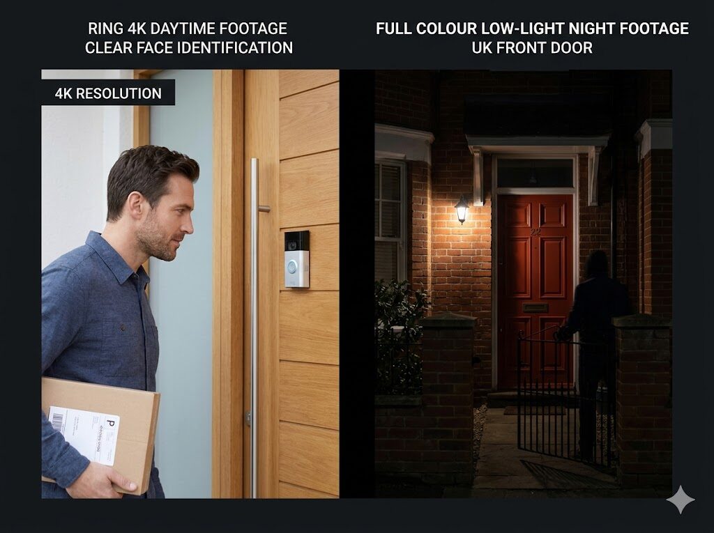 Ring Wired Pro 4K daytime vs colour night vision — UK review