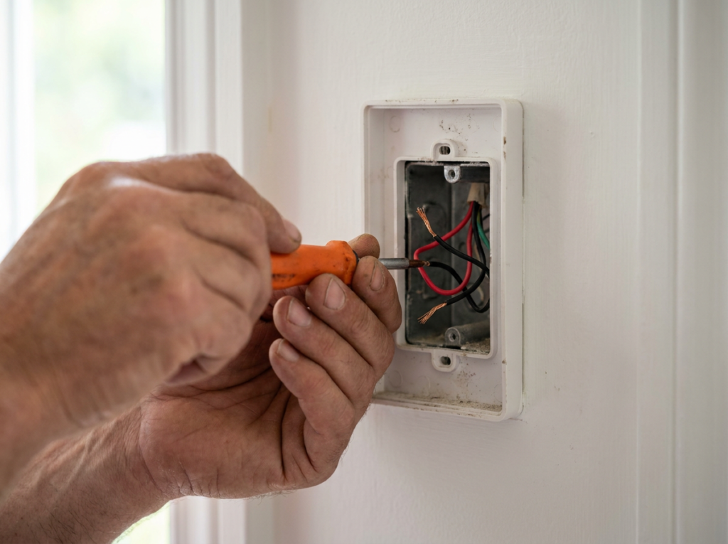 UK doorbell wiring installation — connecting wired video doorbell to existing transformer