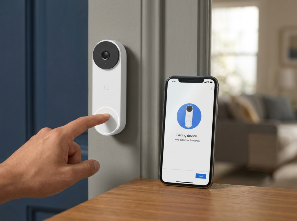 google nest doorbell setup