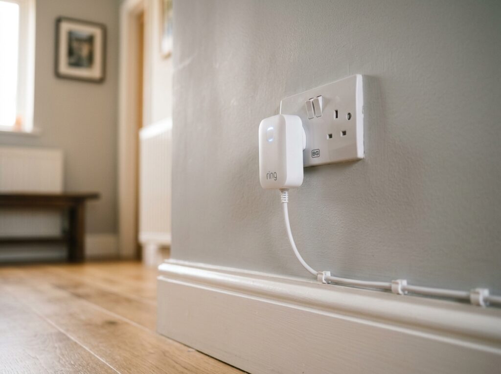 ring wired pro 4k plug-in adapter setup UK